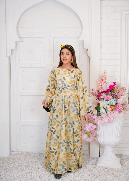 Izil Gold Leaves Maxi